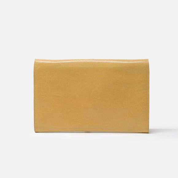 PANCALDI Vintage Leather Envelope Convertible Clutch/Shoulder Bag - Picture 8 of 16